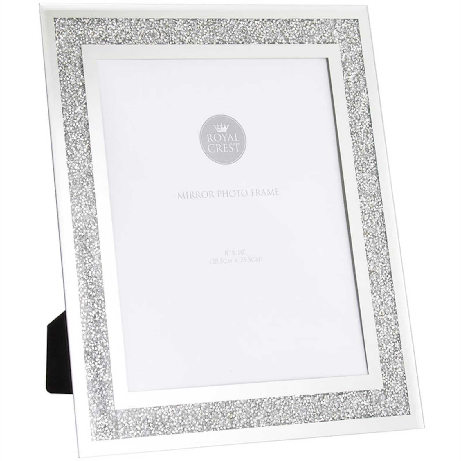 Beautiful Multi crystal 8x10 Silver Photo Frame 33cm Sliver Etsy