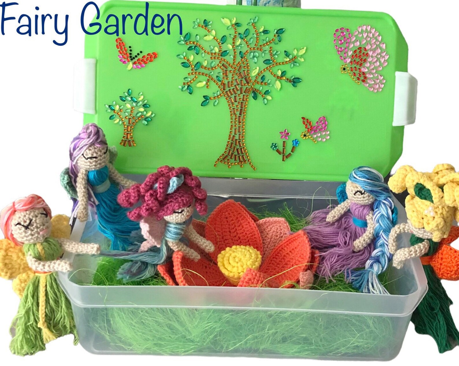 Fairy Mobile CROCHET PATTERN / Baby Bedroom Decor / Nursery Crochet