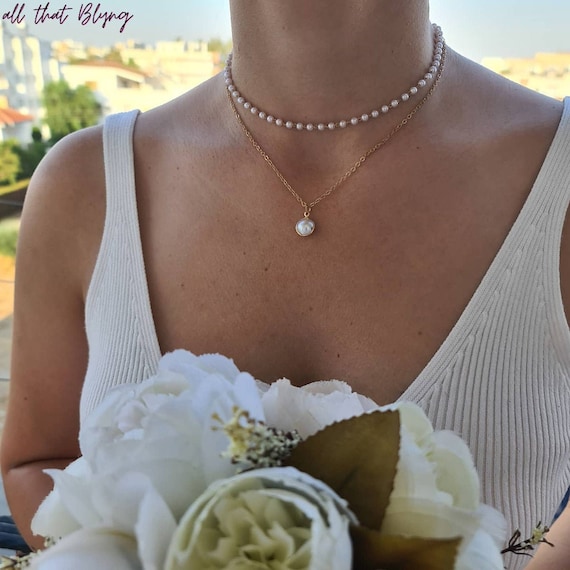 HAZEL DOUBLE LAYER NECKLACE – Love Local Jewelry