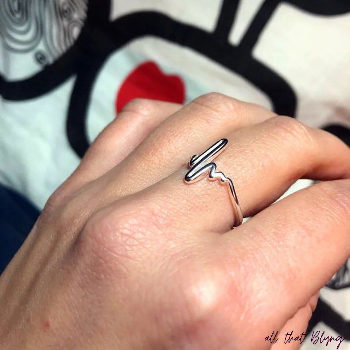 Simple Heartbeat/Pulse Ring Gift for Nurses and Doctors Etsy
