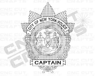 ニューヨーク市警察 キャプテンバッジ旧型 ニューヨーク市警察 キャプテンバッジ旧型 ニューヨーク市警察