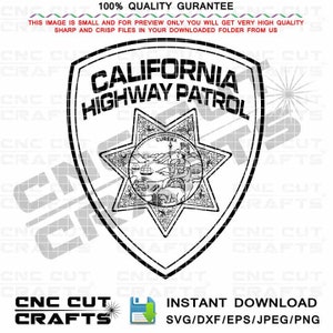 California Highway Patrol Reflektierender oder matter Vinyl