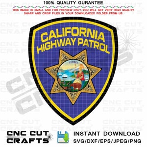 California Highway Patrol Reflektierender oder matter Vinyl