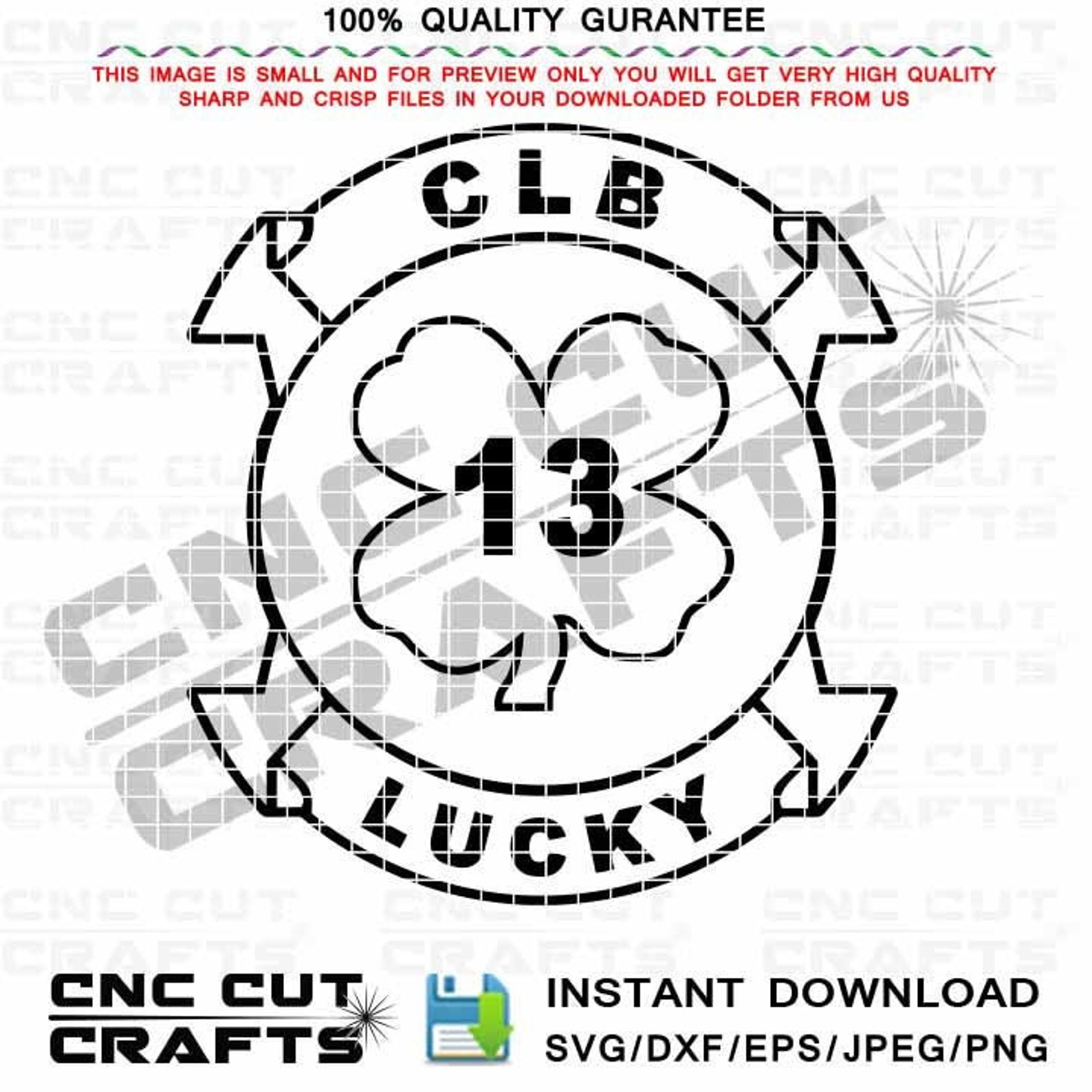 Combat Logistics Battalion 13 Insignia Svg Vector Clb 13 Lucky - Etsy