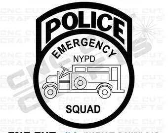 NYPD Emergency Service Unit SVG Bundle (cut Files) - Etsy