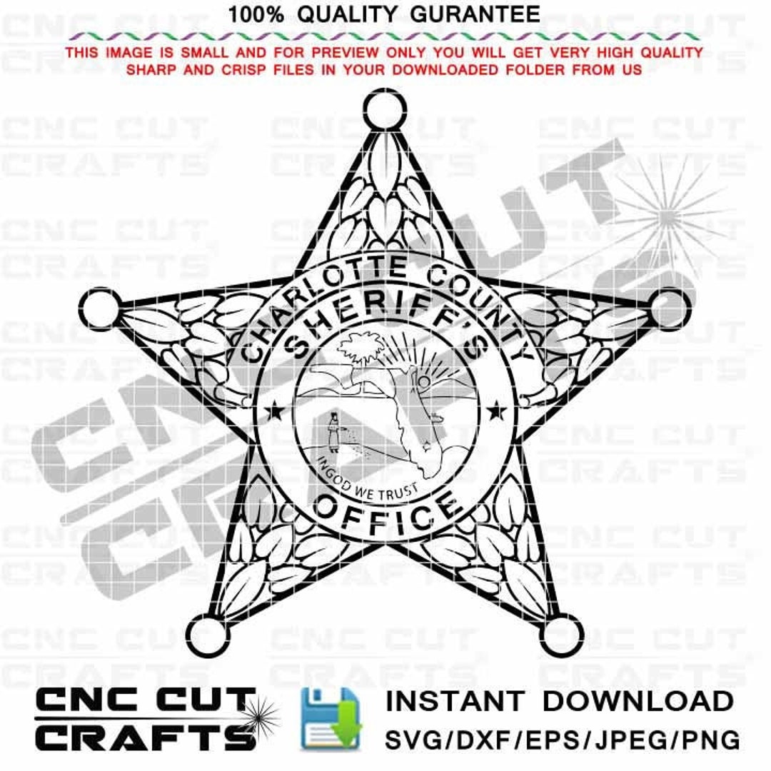 Charlotte County Sheriffs Office Svg Vector Badge, Patch, Logo, Emblem