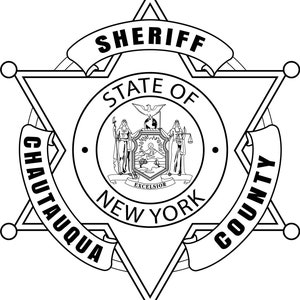 Comté de Chautauqua, NY, shérif, badge svg, svg, eps, dxf, png, gravure laser jpeg, découpe laser, routeur CNC, gravure sur bois, fichier laser