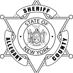 Comté d'Allegany, NY, shérif, badge svg, svg, eps, dxf, png, gravure laser jpeg, découpe laser, fichier routeur CNC gravure sur bois, fichier laser