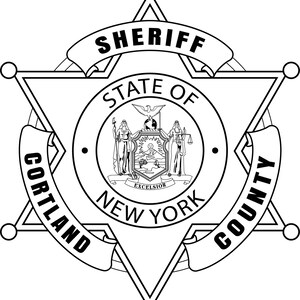 Comté de Cortland, NY, shérif, badge svg, svg, eps, dxf, png, gravure laser jpeg, découpe laser, fichier de routeur CNC, gravure sur bois, fichier de coupe