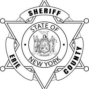 Comté d'Érié, New York, shérif, badge svg, svg, eps, dxf, png, gravure laser jpeg, découpe laser, fichier de routeur CNC, gravure sur bois, fichier laser