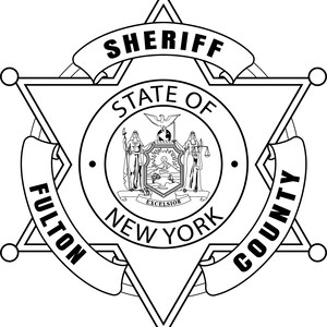 Comté de Fulton, NY, shérif, badge svg, svg, eps, dxf, png, gravure laser jpeg, découpe laser, fichier de routeur CNC, gravure sur bois, fichier laser