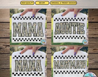 Mamá cazadora camuflaje occidental vintage PNG, diseño de camiseta de mamá moderna, estilo occidental retro, temporada acogedora de camuflaje, abuela MawMaw tía PNG, Día de la Madre PNG
