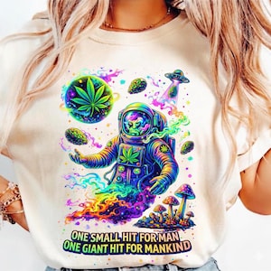 Astronauta fumeta alienígena galáctico, 4:20 Life Pot Weed Leaf PNG, Inhale the Good Shit, Lotus Cannabis Stoner Graphic Marijuana Weed Sublimation