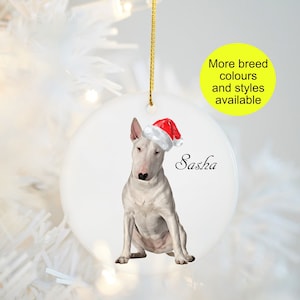 English bull terrier christmas decorations sales
