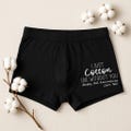 Cotton Wedding Anniversary Gift | Personalised Men's Cotton Hipster Boxers | 2nd Anniversary Gift for Him | Sizes XS-4XL