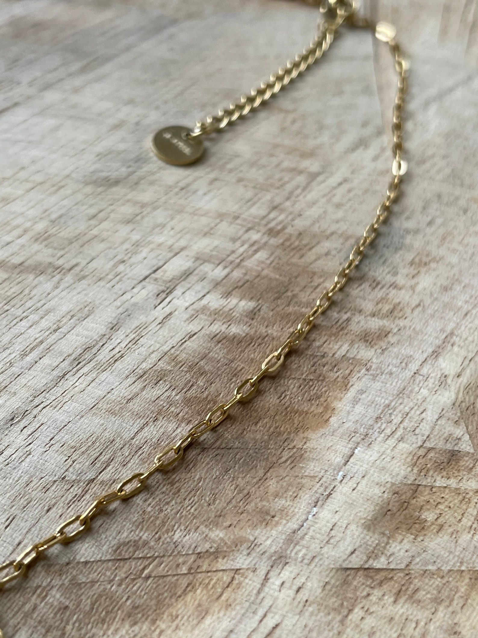 Personalized name chain letter chain in stainless steel gold Etsy