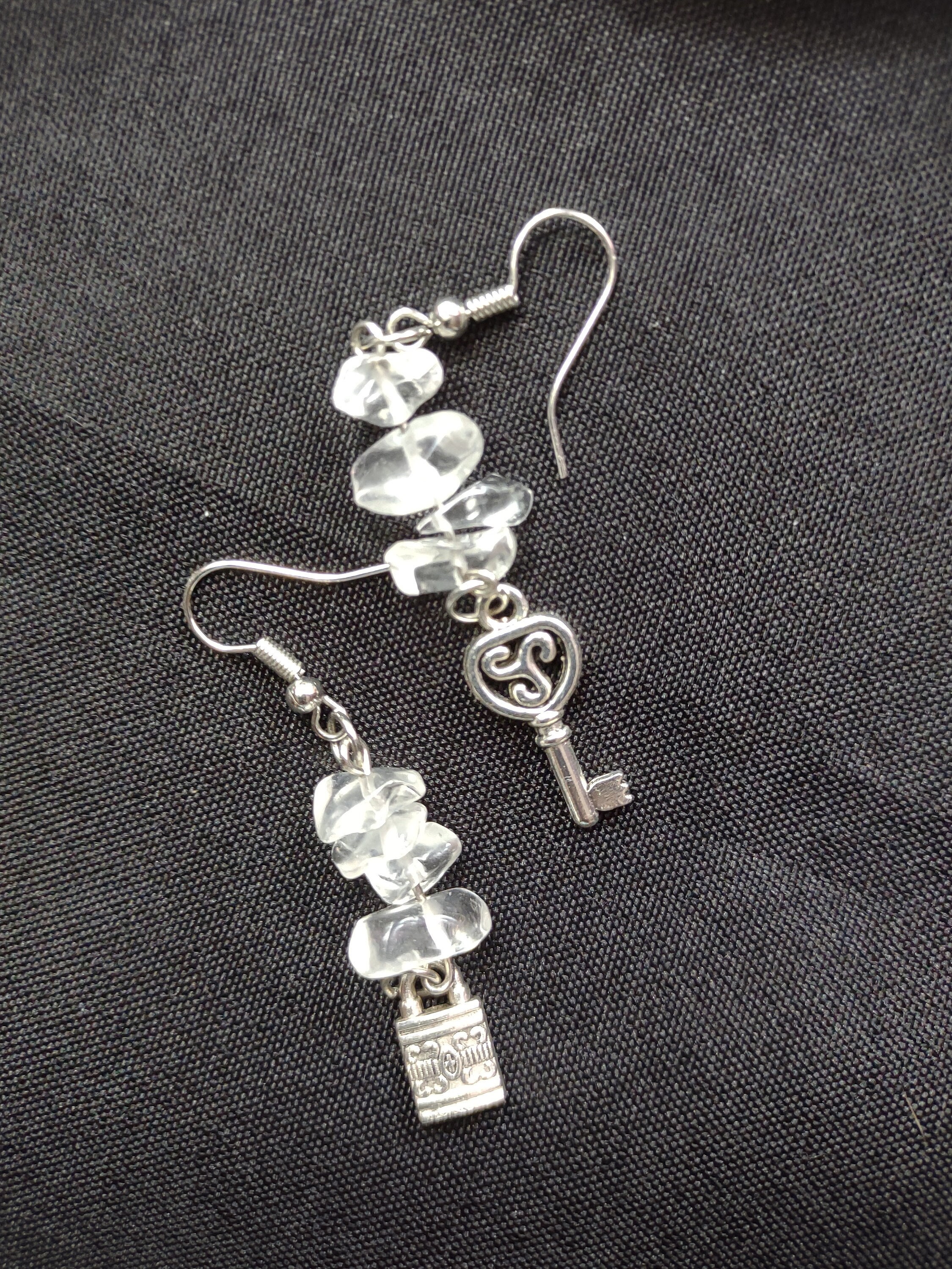 Lock & Key Earring Set – Glam & Glo