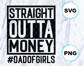 Step Dad Dad Of Girls Outnumbered svg eps dxf png Files for Cutting Machines Cameo Cricut Bonus Dad Funny Dad Mens Father/'s Day