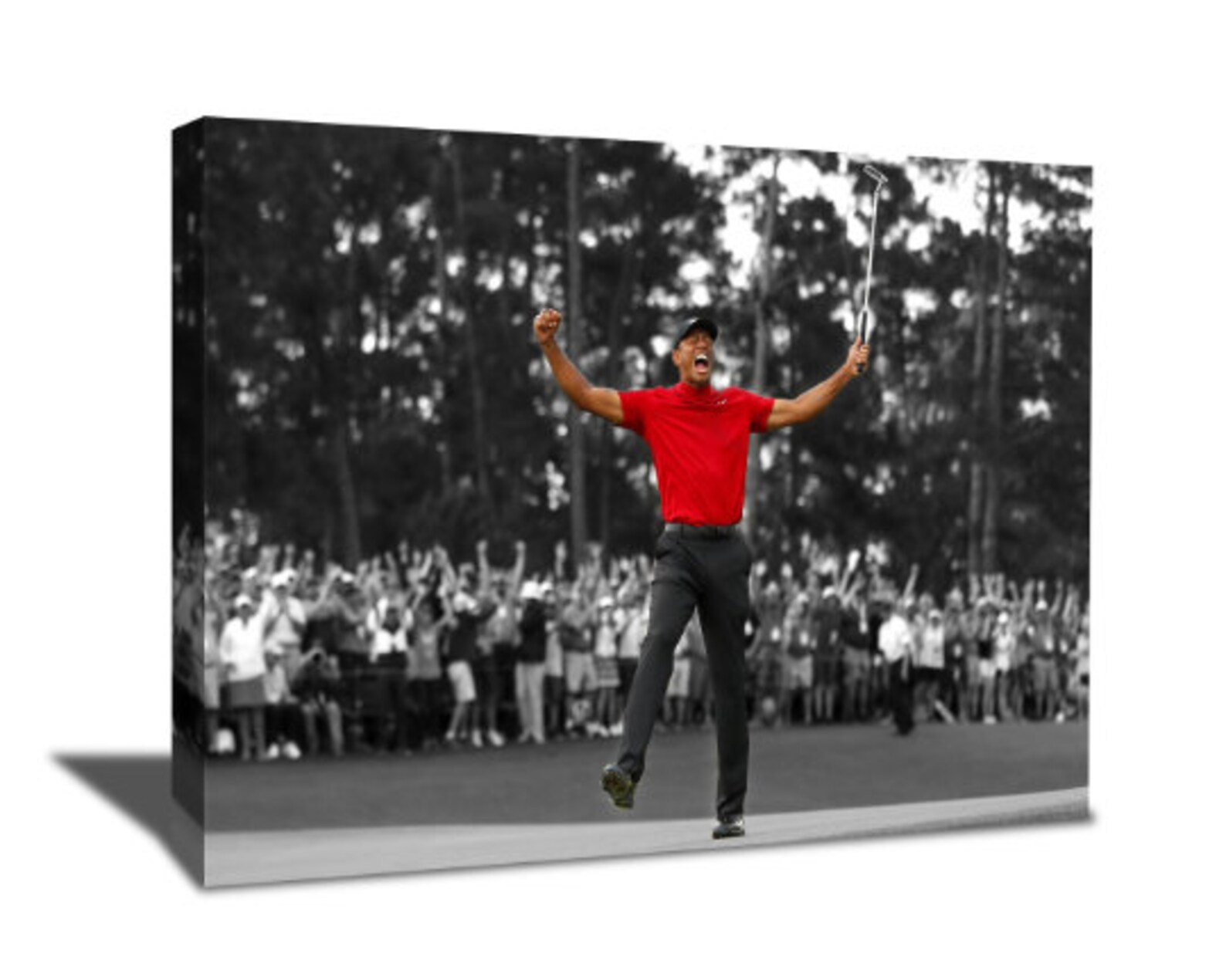 Tiger Woods Masters Golf Wall Art Comeback Season 2019 Etsy