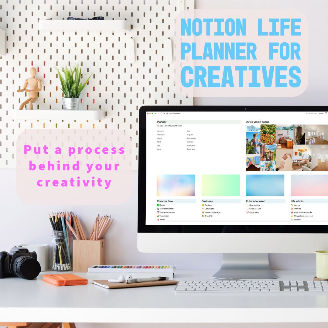 2024 Notion Life Planner Template for Creatives With a Live, Integrated ...