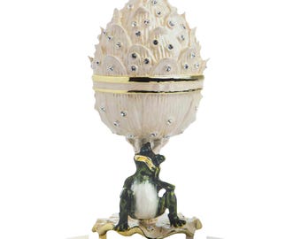 Keren Kopal Large Pop art hand-made  metal sculpture  --- " A resting frog "