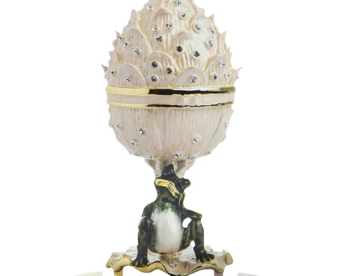 Keren Kopal Large Pop art hand-made  metal sculpture  --- " A resting frog "