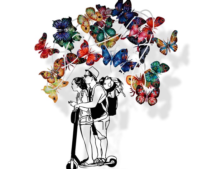 David Gerstein Pop Art hand made Metal sculpture Limited Edition " URBAN DREAM"