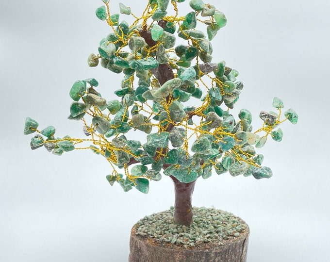 Hand made Tree with Green Aventurine stone