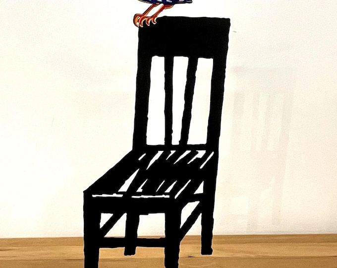David Gerstein hand-made a Pop art metal  sculpture  " Empty Chair  "