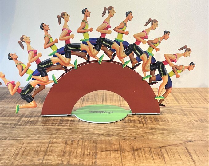 David Gerstein Pop art hand made Metal sculpture " Run For Your Freedom "