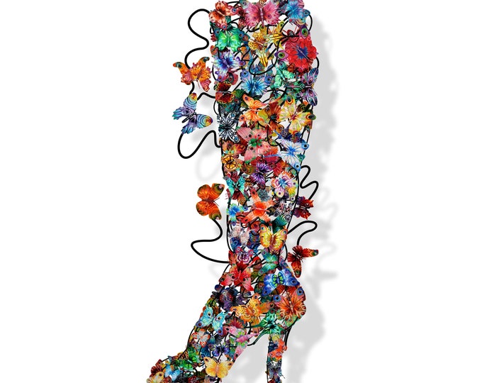 David Gerstein Pop Art hand made Metal sculpture Limited Edition " ELEGANCE"