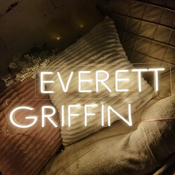Name Neon Sign Light up Name Sign Neon Sign Bedroom Light Etsy