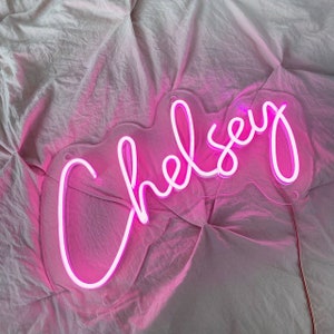 Custom Neon Sign, Kids Name, Baby Name Neon Sign, Crib Sign, Custom Flex Led Neon Light, Baby Shower, Kids Room Deco Ins Bed Light Gift Idea