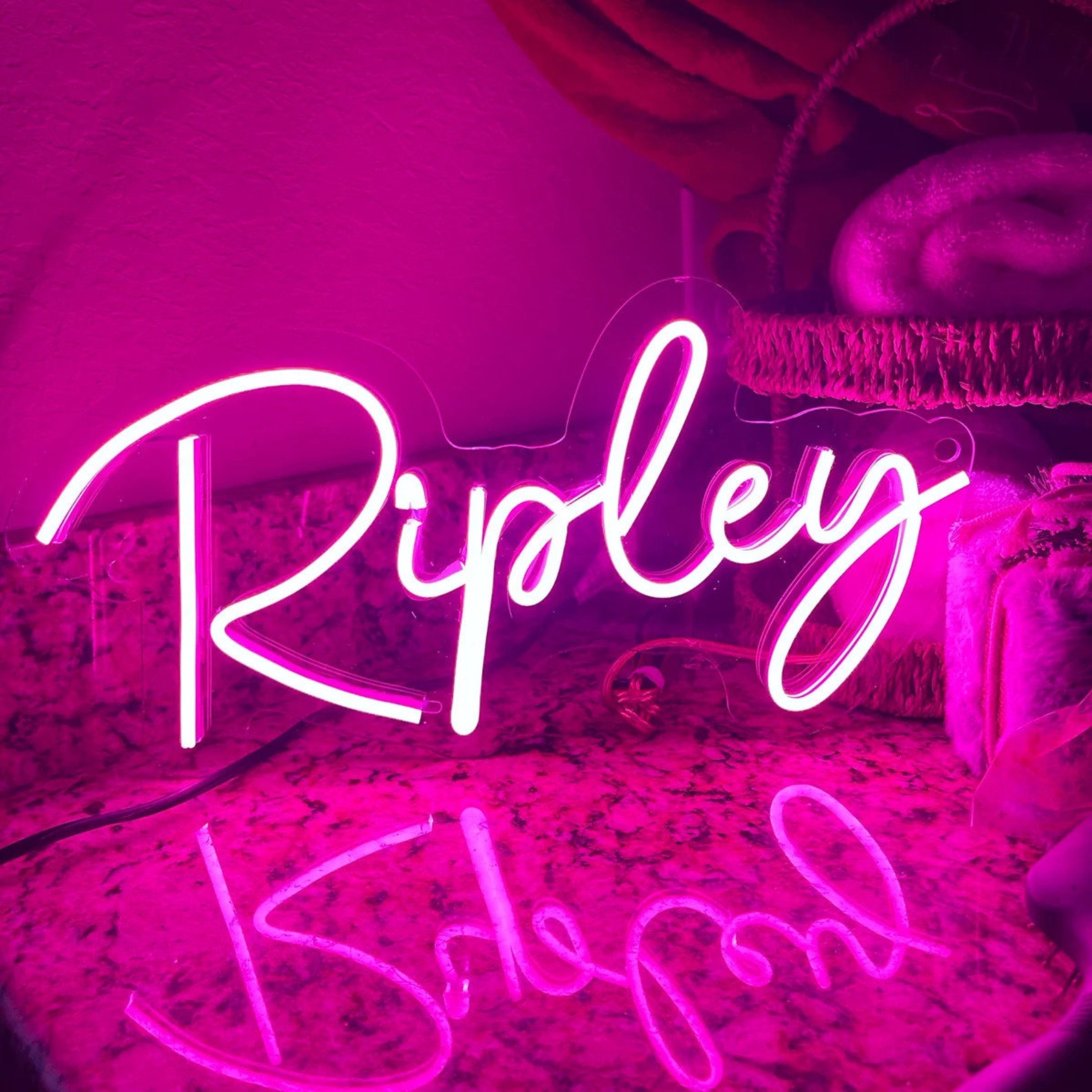 Name Neon Sign Light up Name Sign Neon Sign Bedroom Light Etsy