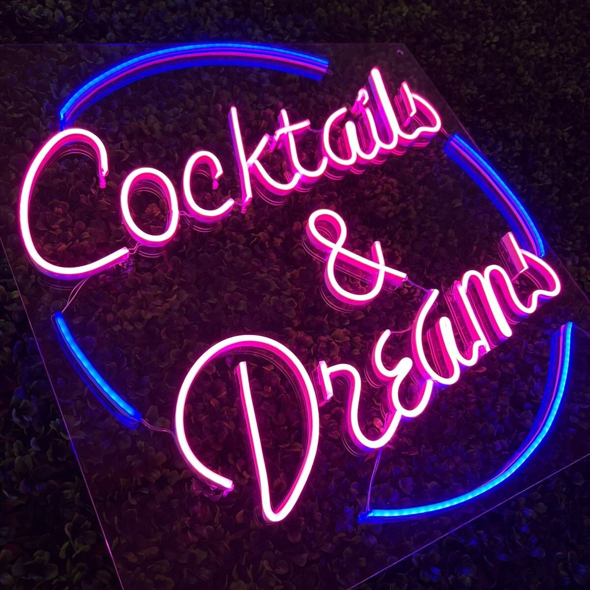 Cocktails and Dreams Cocktails and Dreams Neon Sign Custom - Etsy