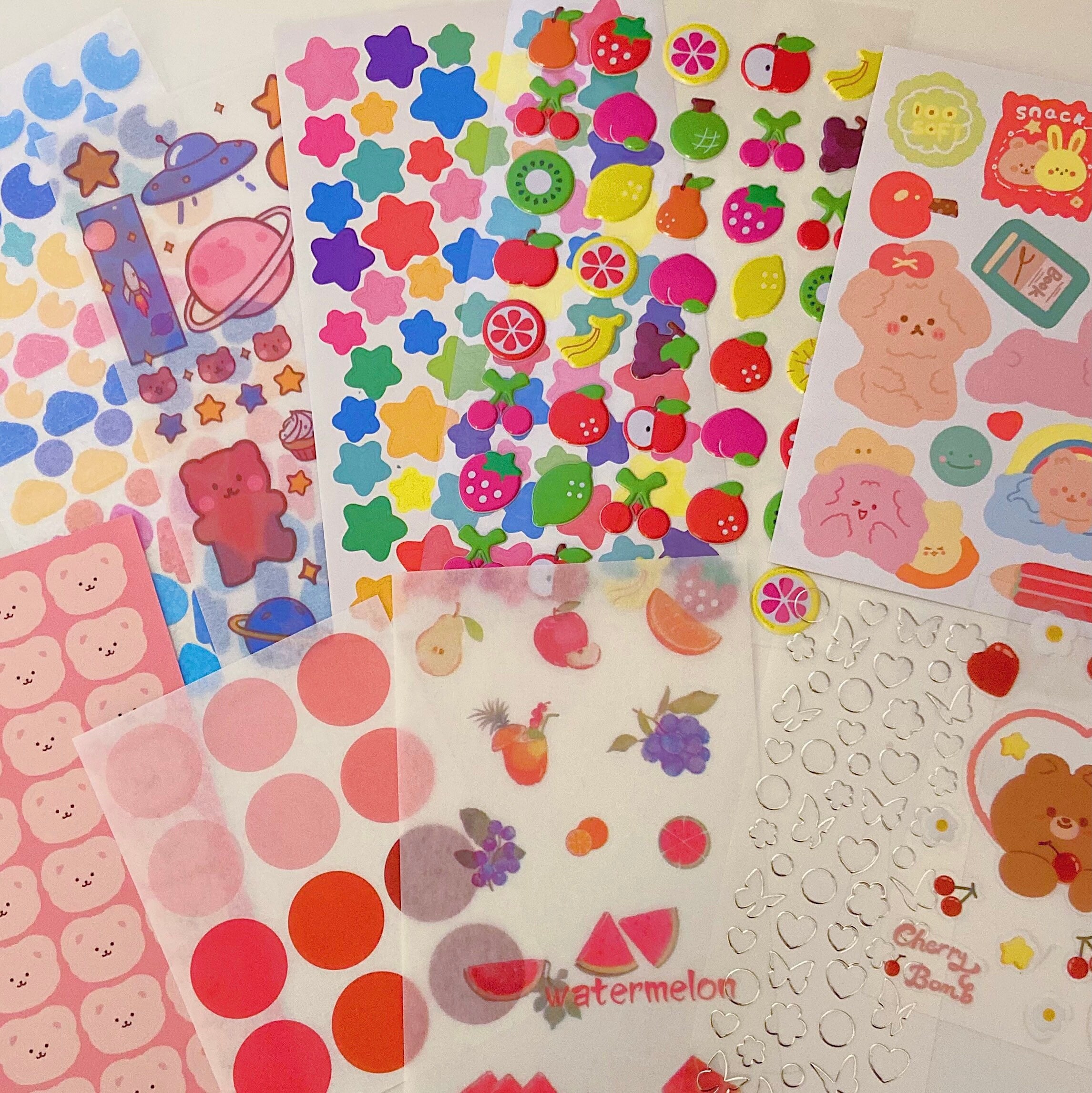 Sticker Sheet Set Etsy