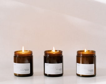serene ⋅ eucalyptus + mint ⋅ coco + apricot wax candle