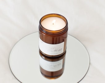 salvere ⋅ dried sage + lavender ⋅ coconut + apricot wax candle