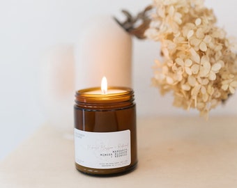 kindred ⋅ cedar + saffron ⋅ coco + apricot wax candle