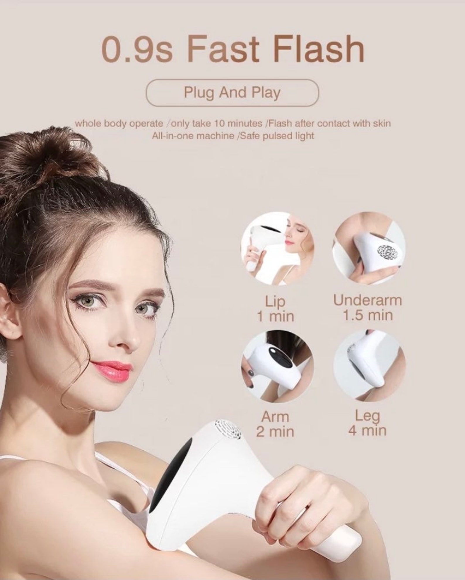 IPL Laser Depilator 999999 flash professional permanent LCD Etsy