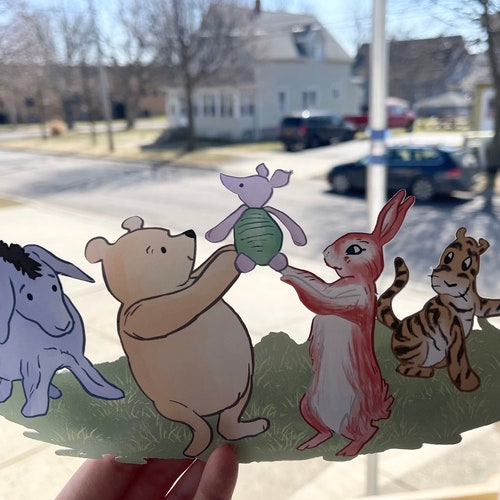 Classic Winnie the Pooh Party Decal Etsy