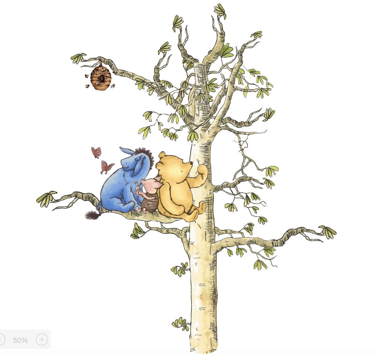 Winnie the Pooh Decal Etsy