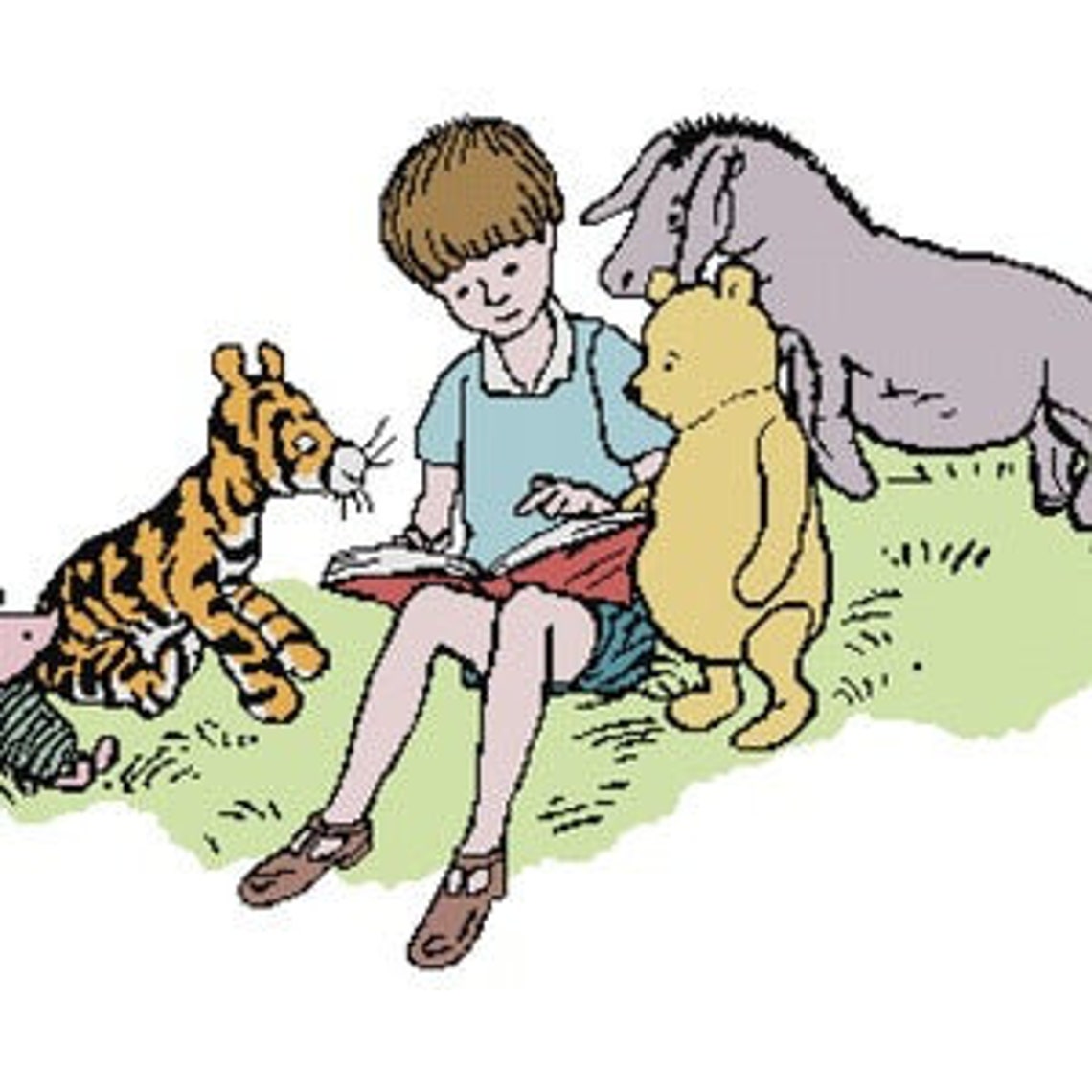 Classic Winnie the Pooh Stickers Etsy