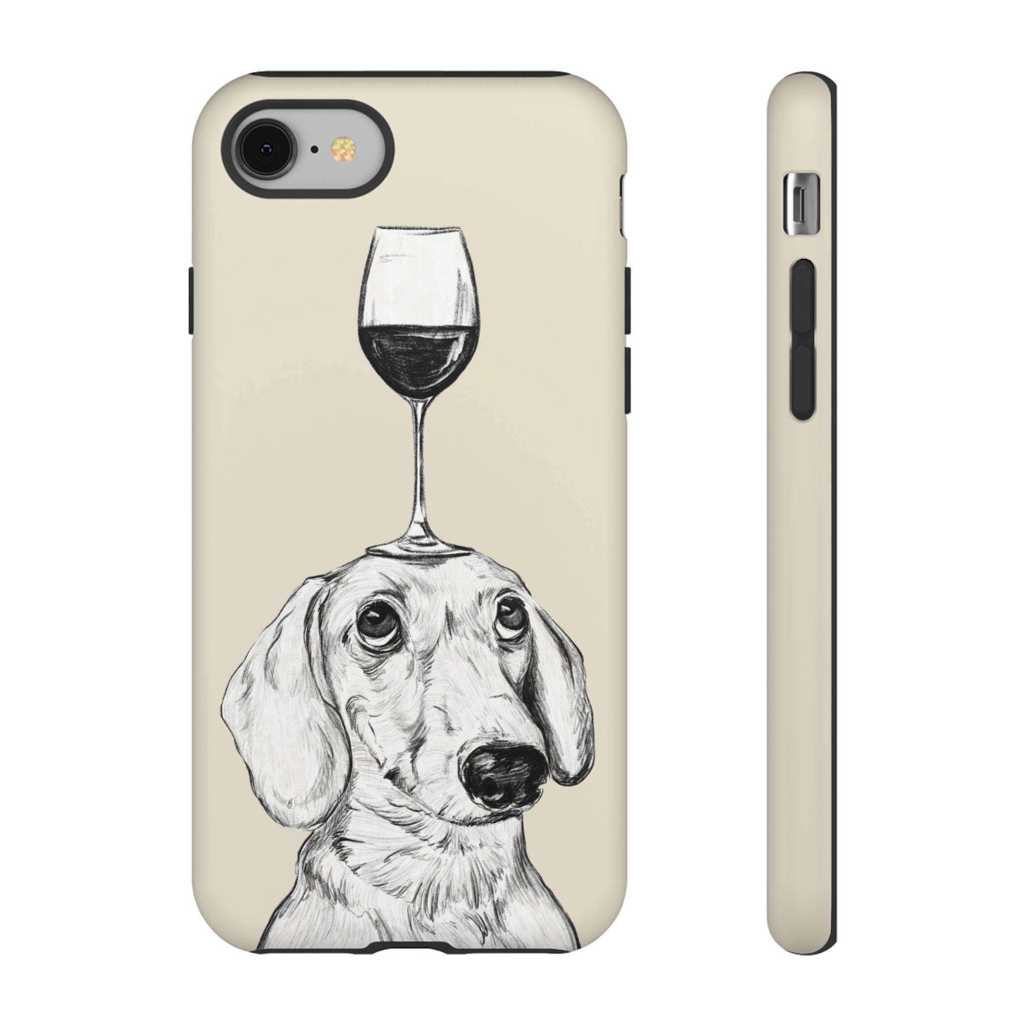 Dachshund Wine Glass Phone Case, Cute Dog Lover Gift, Fun Pet Accessory, Unique Design, Tough Cases for All Occasions - Beige | Cream - Etsy Dachshund Wine Glass Phone Case, Cute Dog Lover Gift, Fun Pet Accessory, Unique Design, Tough Cases for All Occasions - Beige | Cream - Etsy
