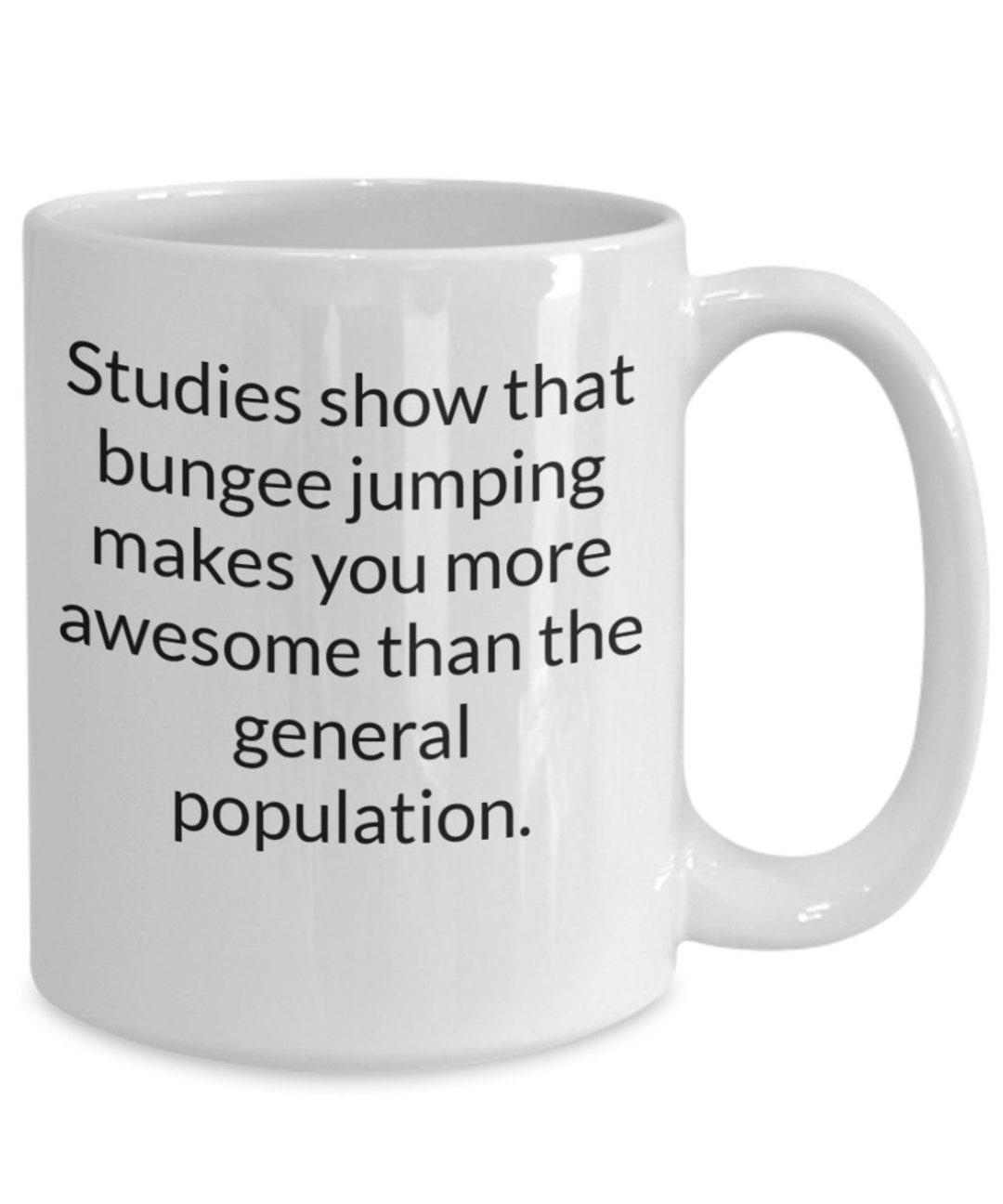 Bungee Jumping Lover Funny Joke Coffee Mug Gift for Men or Etsy