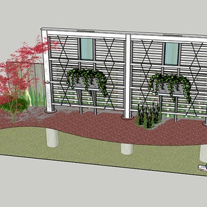 3D Friendly Trellis SketchUp files & Video animation image 2