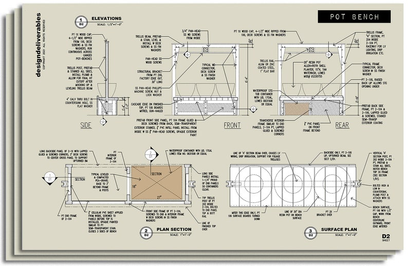 Pot Bench MAKERS GUIDE Better than Raised Beds image 6