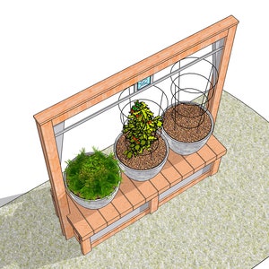 Pot Bench MAKERS GUIDE Better than Raised Beds image 2