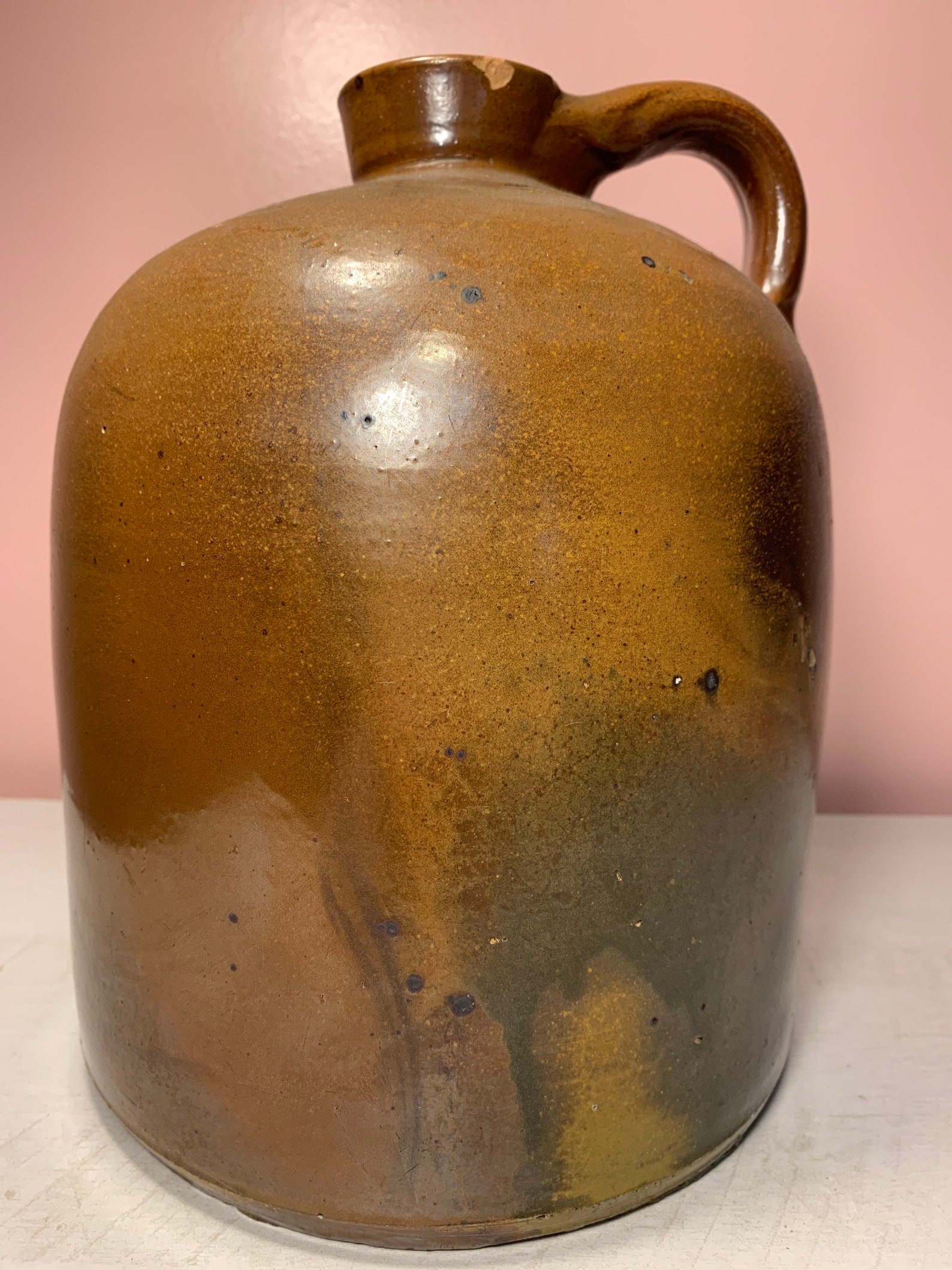 Antique Brown Beehive Moonshine Jug circa late1800s Etsy