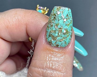 BIG SUR- Spring nail dip, glitter dip powder,  glitter nail dip, dip powder, nail dip powder, dip powder nails, nail dips, Easter nail